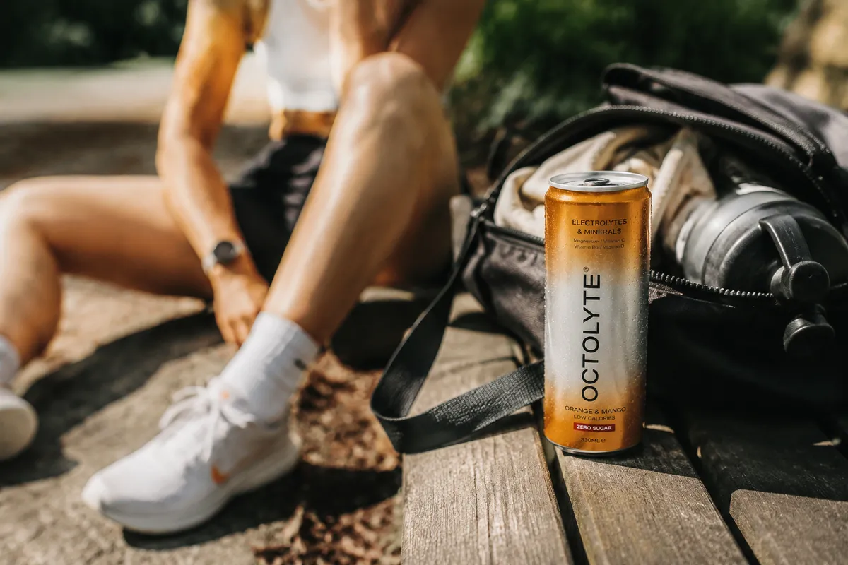Sunlit post-workout break
