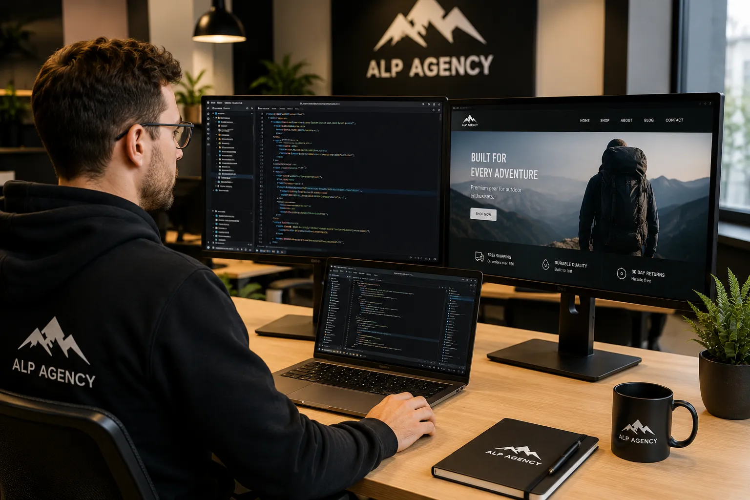 Website and software development at ALP Agency
