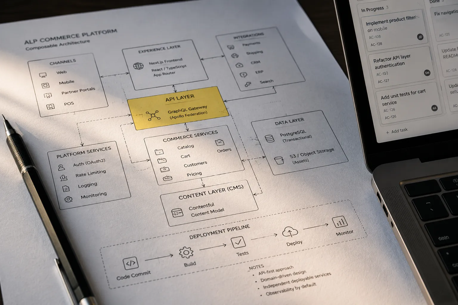 Software project planning and architecture