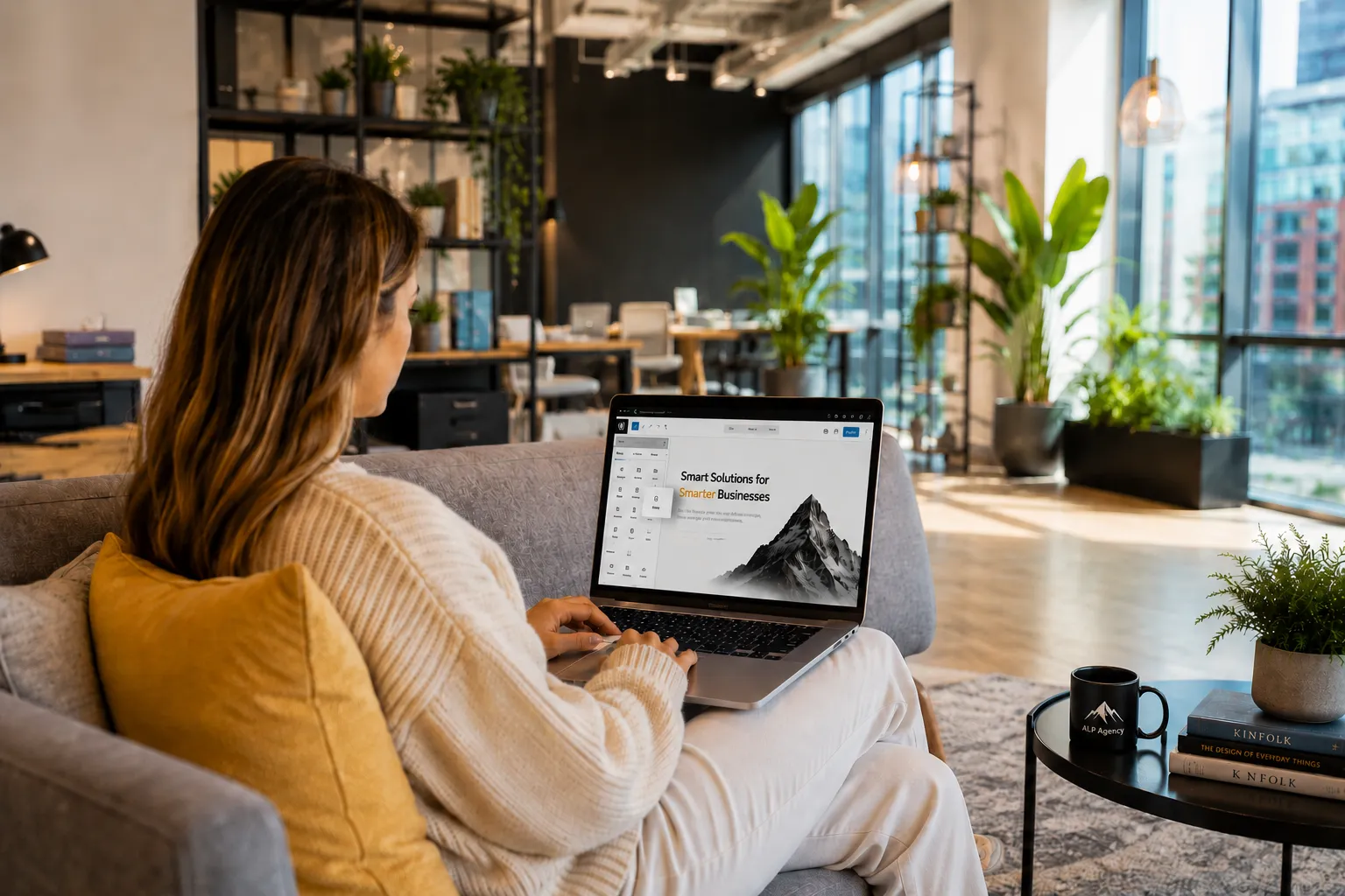 Marketer easily editing website content in WordPress